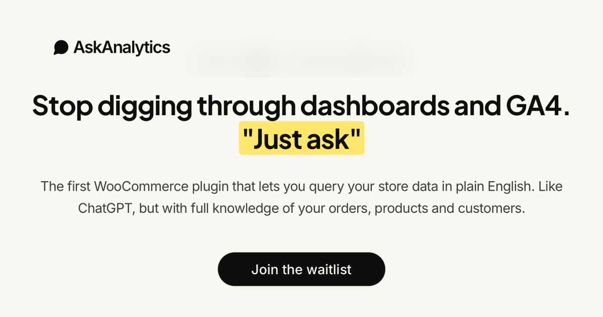 Ask Analytics preview